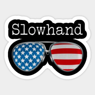 AMERICA PILOT GLASSES SLOWHAND Sticker